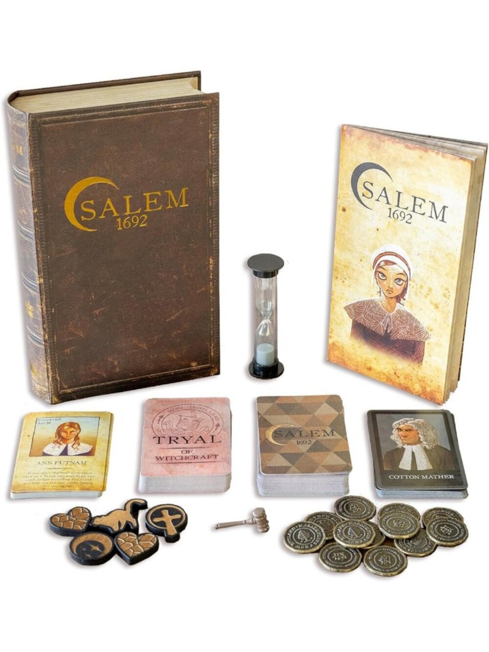 Deluxe Witch Hunt Game for 4-12 Players | Salem 1692 Strategy Board Game
